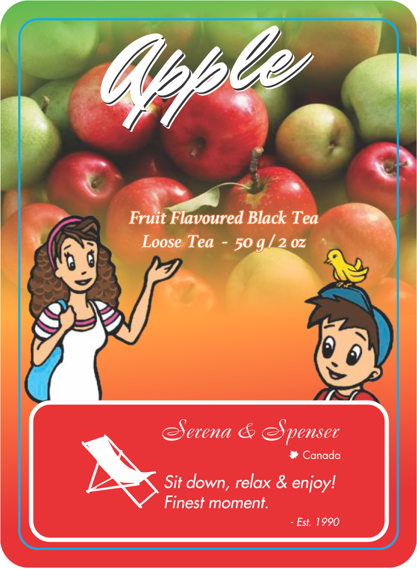 Apple - Fruit Loose Flavoured Black Tea