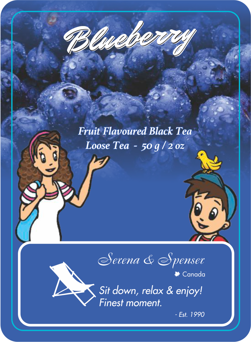 Blueberry - Fruit Loose Flavoured Black Tea