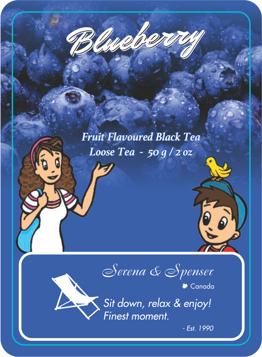 Blueberry - Fruit Loose Flavoured Black Tea