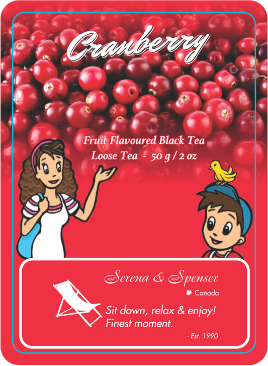 Cranberry - Fruit Loose Flavoured Black Tea