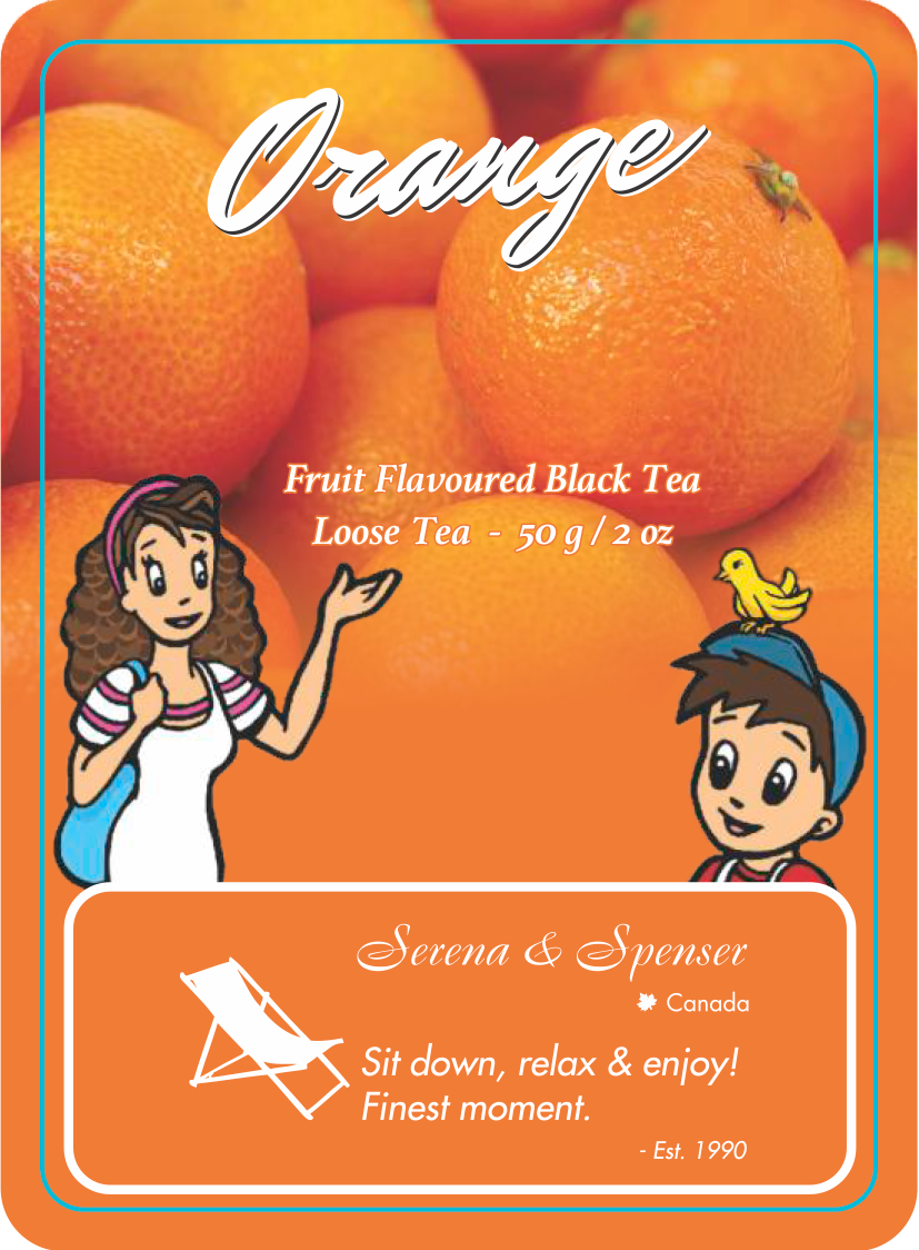 Orange - Fruit Loose Flavoured Black Tea