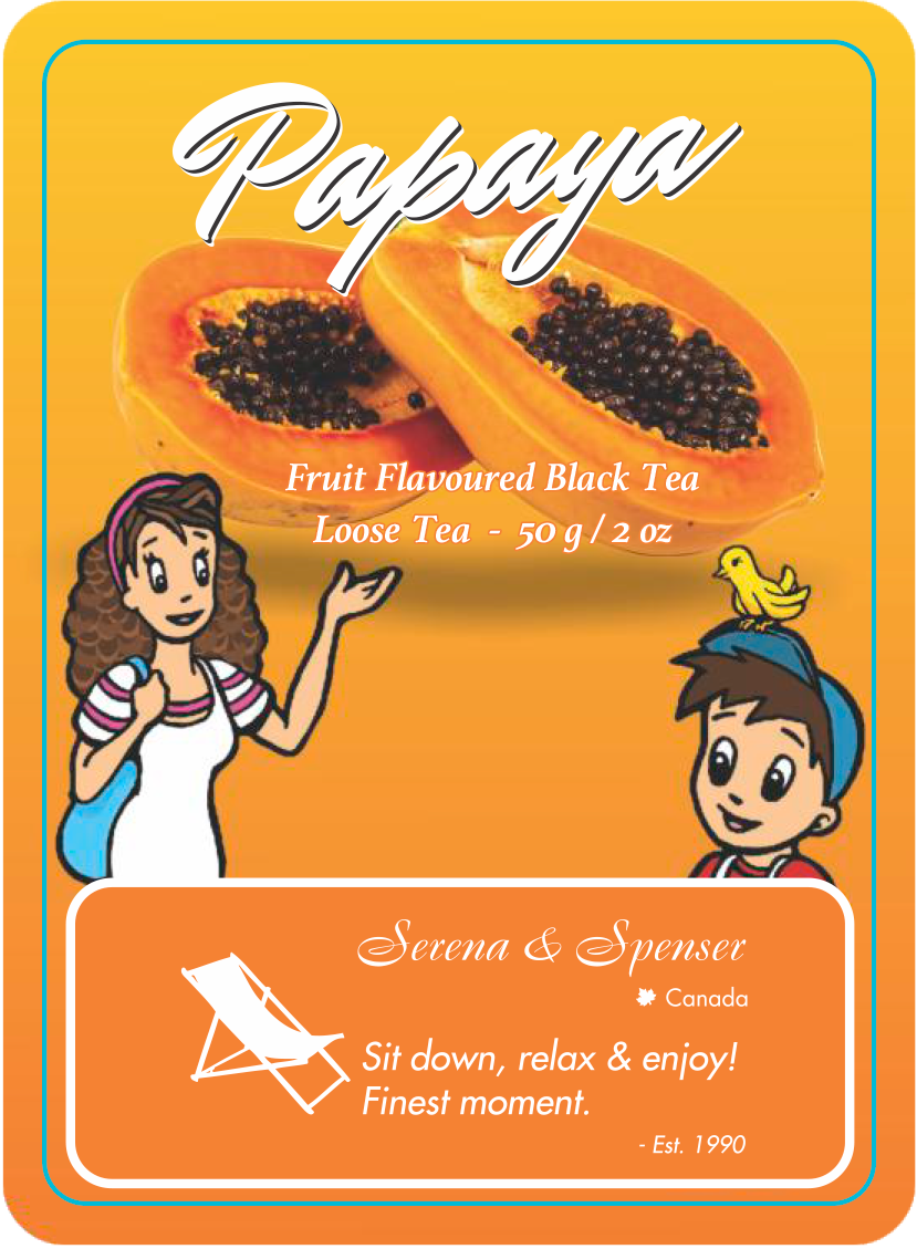Papaya - Fruit Loose Flavoured Black Tea