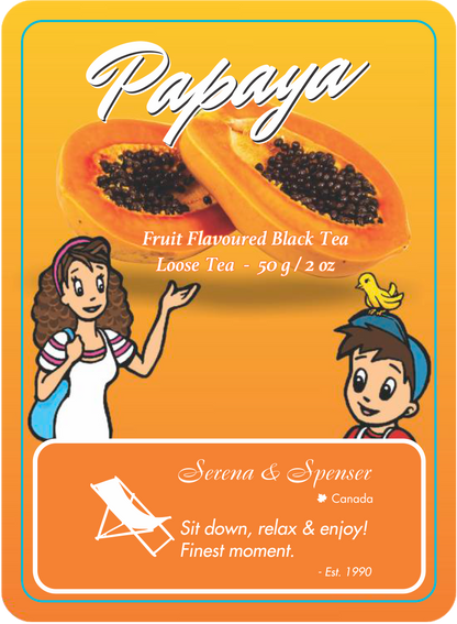 Papaya - Fruit Loose Flavoured Black Tea