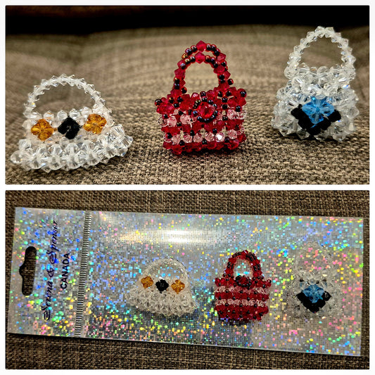 Crystal beans hand made product - Hand Bags