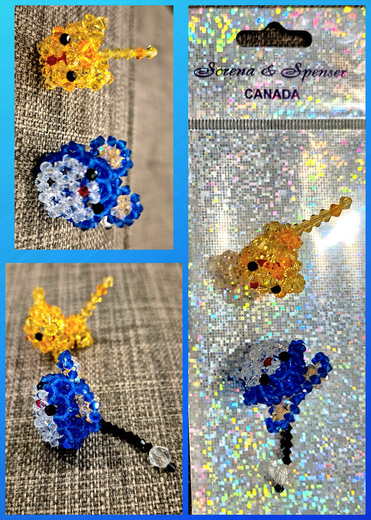 Crystal beans hand made product - Cat and Mice