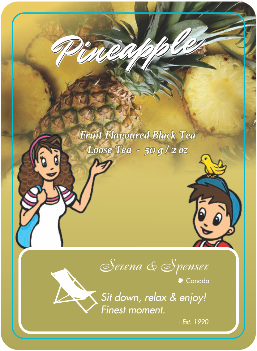 Pineapple - Fruit Loose Flavoured Black Tea