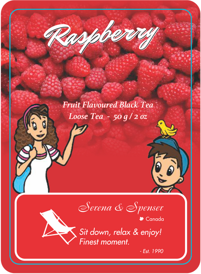 Raspberry - Fruit Loose Flavoured Black Tea