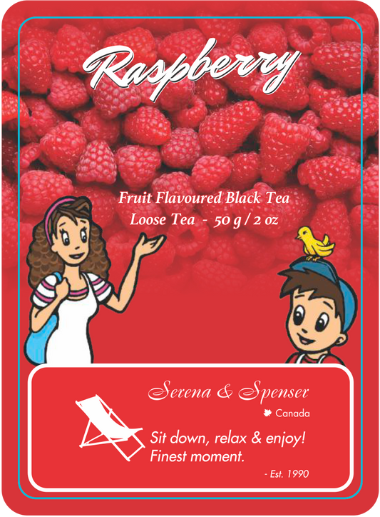 Raspberry - Fruit Loose Flavoured Black Tea