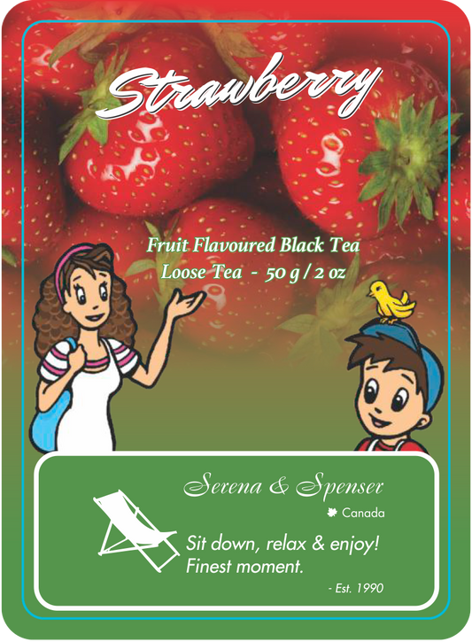 Strawberry - Fruit Loose Flavoured Black Tea